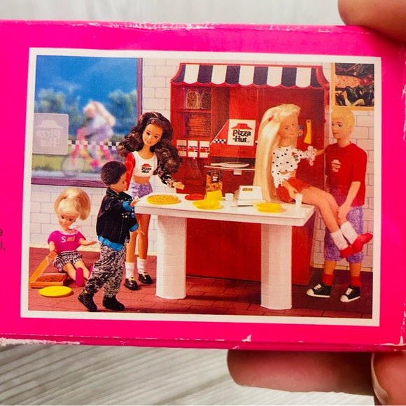 Barbie Pizza Party! SKIPPER Pizza Shop Playset (1995 Arcotoys, Mattel) 90s retro - Picture 3 of 11